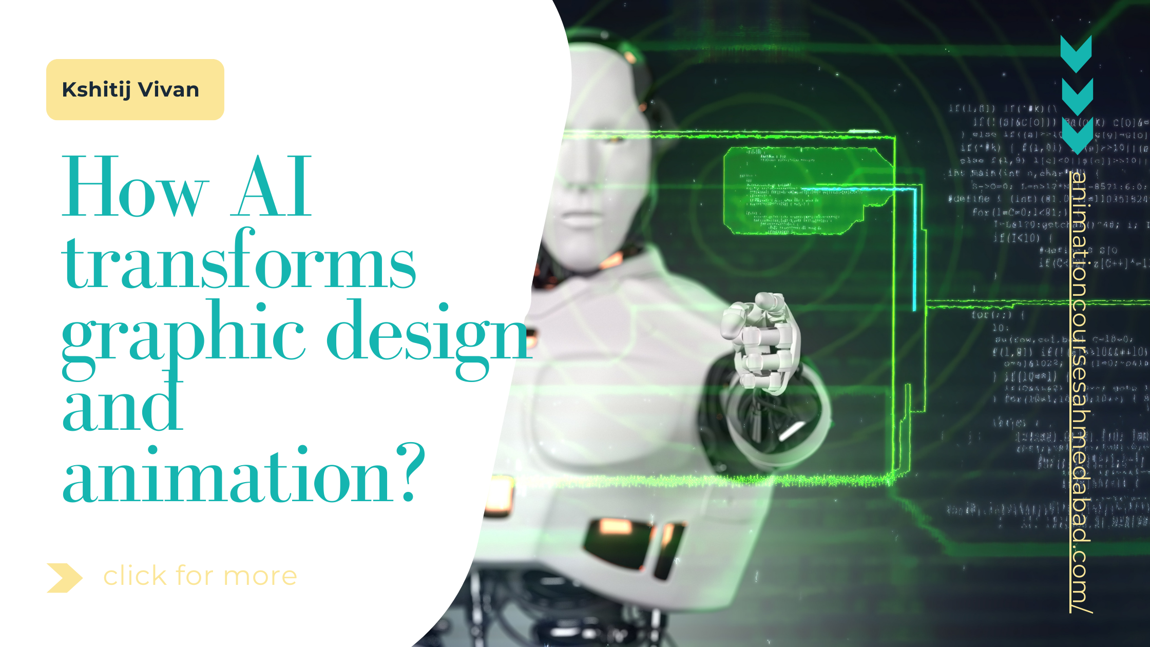 How AI Enhances Creativity in Graphic Design & Animation | Kshitij Vivan Ahmedabad