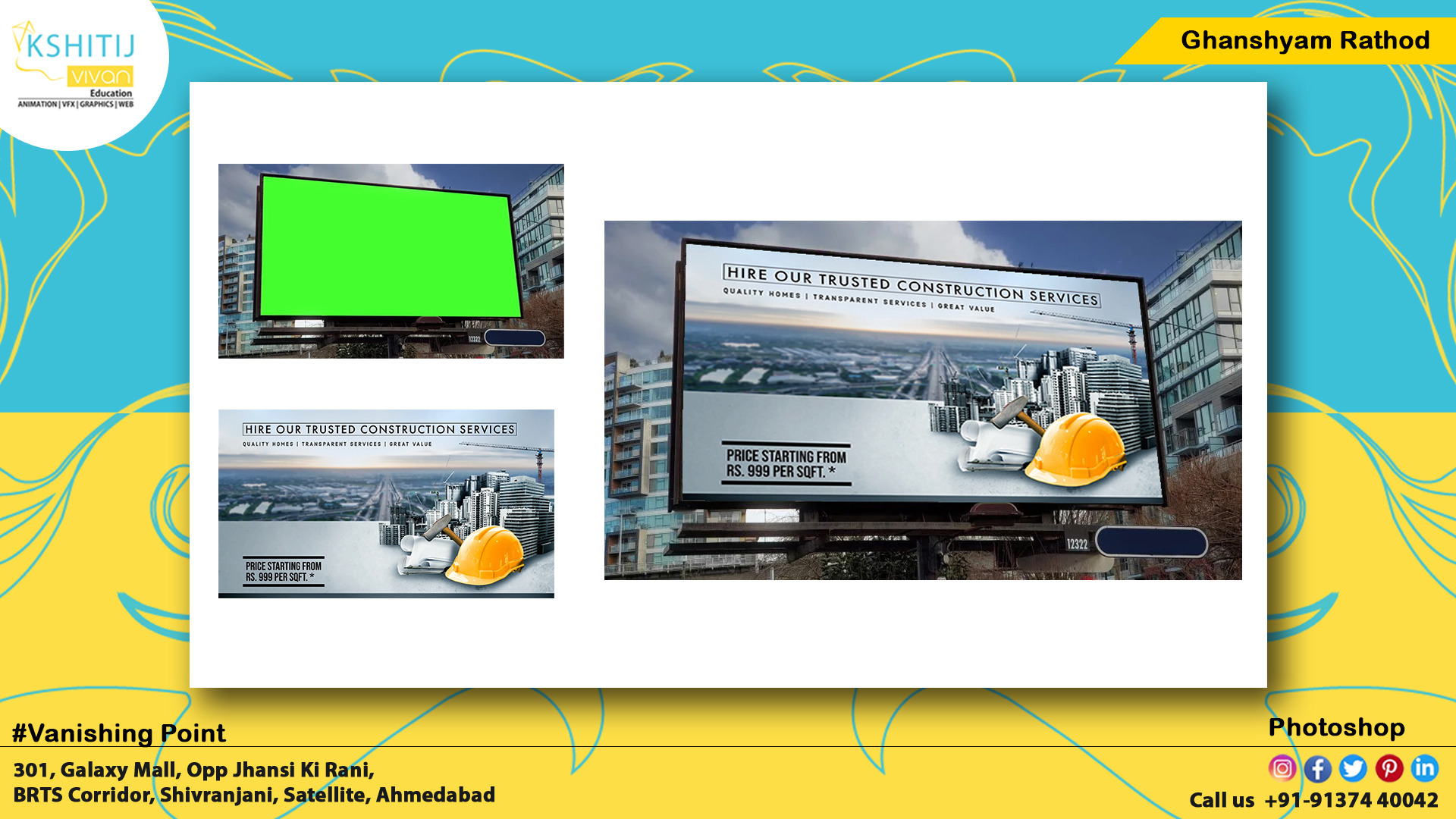 Institute for Graphic Design Course, Animation Courses, and VFX Courses